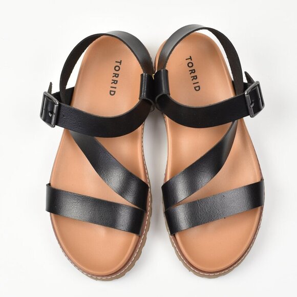 Torrid Strappy Gladiator Sandals NEW - 8.5WW - Picture 1 of 11